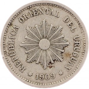 Uruguay, 5 Centésimos 1909, Vienna