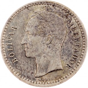 Venezuela, 1/2 Bolívar 1945, Philadelphia