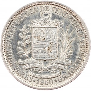 Venezuela, 2 Bolívares 1960, Paris