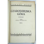 MANN Tomasz - Czarodziejska góra - Warszawa 1930 [wydanie I]