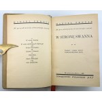 PROUST Marcel - W stronę Swanna - Warszawa 1937 [W poszukiwaniu straconego czasu]