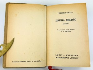 SPEYER Wilhelm - Druga miłość - Lwów 1939