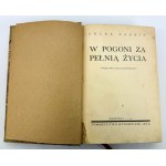 HARRIS Frank - W pogoni za pełnią życia - Warszawa 1937