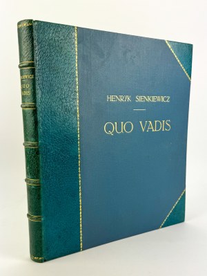 SIENKIEWICZ Henryk - Quo Vadis - Varsavia 1910 - Con venti eliografie secondo i dipinti di Piotr Stachiewicz