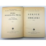 PRUS Bolesław - Pisma - Varsovie 1935 [série d'édition + cachet du 6e bataillon blindé].