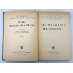 PRUS Bolesław - Pisma - Warschau 1935 [Verlagsset + Stempel des 6. Panzerbataillons].