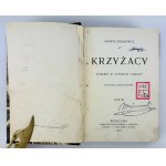 SIENKIEWICZ Henryk - Krzyżacy - Warszawa 1900 [1. vydanie + väzba]