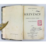 SIENKIEWICZ Henryk - Krzyżacy - Varsovie 1900 [1ère édition + reliure]