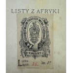 SIENKIEWICZ Henryk - Listy z Afryki - Varšava 1893 [1. vydanie].