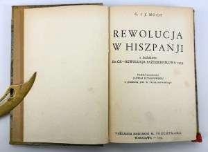 MOCH G. et J. - La révolution en Espagne - Varsovie 1935