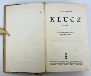 AŁDANOW M. - Klucz - Warszawa 1931