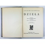 MICKIEWICZ Adam - Opere - Varsavia 1929