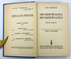 PERUTZ Leo - From nine to nine - Warsaw 1930
