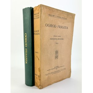 POTOCKI Wacław z Potoka - Ogród fraszek - Lwów 1907 [komplet].