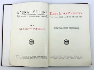 BRUCKNER Aleksander - Geschichte der polnischen Sprache - Lwów 1913