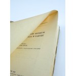 LEWAK Adam - Catalogo del Museo Adama Mickiewicza w Paryżu - Cracovia 1931