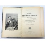 CHMIELOWSKI Piotr - Dzieje krytyki literackiej w Polsce - Warschau 1902