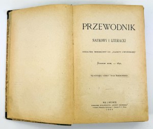 PRZEWODNIK NAUKOWY i LITERACKI - Jahrbuch - Lwów 1890