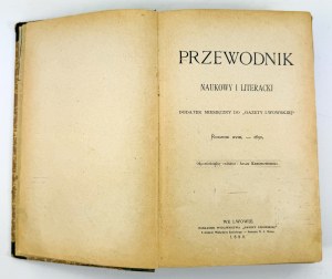 PRZEWODNIK NAUKOWY i LITERACKI - Yearbook - Lwów 1890