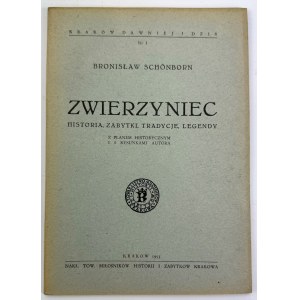 SCHONBORN Bronislaw - Zwierzyniec - Kraków 1952