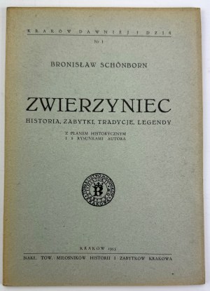 SCHONBORN Bronislaw - Zwierzyniec - Kraków 1952