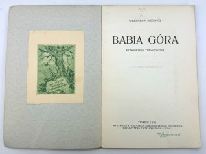 MIDOWICZ Władysław - Babia Góra - Monografie - Żywiec 1930