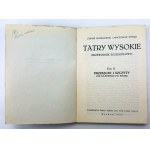 CHMIELOWSKI Janusz a ŚWIERZ Mieczysław - Tatry Wysoki - Krakov 1925