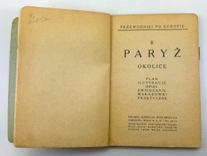 LIBRI GUIDA D'EUROPA - Parigi e dintorni - Varsavia 1930 ca.