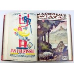 NAOKOŁO Świata - Rivista mensile illustrata - Varsavia 1929 [24 numeri in 8 volumi].