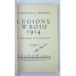 MERWIN Bertold - Legiony w boju 1914 - Kraków 1915