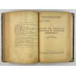 BUJNICKI - ZWOLSKI - Vilnius - A collection of scientific papers - Vilnius 1934-1939