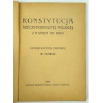 COSTITUZIONE DELLA REPUBBLICA DI POLONIA - Cracovia 1926