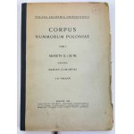 GUMOWSKI Marian - Corpus Nommorum Poloniae - Monety X i XI w. - Kraków 1939 [numizmatyka, monety]