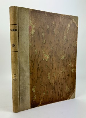 ARCHITEKT. Revue mensuelle consacrée à l'architecture, à la construction et à l'industrie artistique - Cracovie 1908 [année complète].