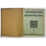 ARCHITECTURE ET CONSTRUCTION - Varsovie 1928 [4 numéros].