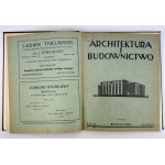 ARCHITECTURE ET CONSTRUCTION - Varsovie 1928 [4 numéros].