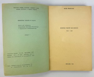 ŚWIETLICKA Halina - Repertuar teatrów warszawskich 1832-1862 - Warszawa 1968