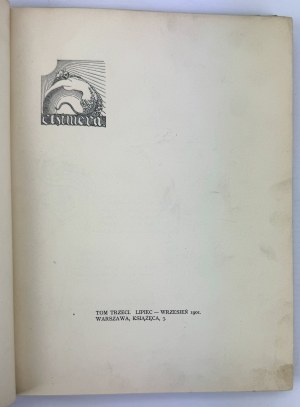 CHIMERA - Volume III - Juillet - Septembre - Varsovie 1901