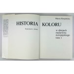 RZEPIŃSKA Maria - Historia koloru w dziejach malarstwa europejskiego - Varsavia 1989