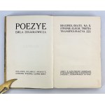 ZEGŁADOWICZ Emil - Poezye - Imagines - Krakau 1919 [gebunden von Robert Jahoda].