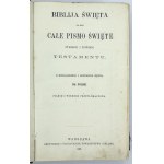 Biblia Święta to jest całe Pismo Święte Starego i Nowego Testamentu - Warszawa 1921