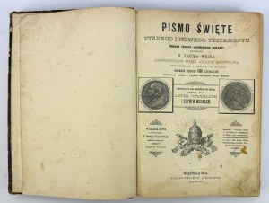 WUJEK Jakób - Pismo Święte Starego i Nowego Testamentu - Warszawa 1895 [ilustrácie].