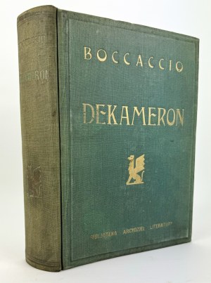 BOCCACCIO Giovanni - Dekameron - Warschau 1930 [ill. Berezowska].