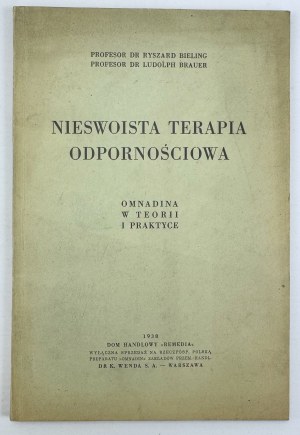 BIELING Ryszard - Non-specific immune therapy - Warsaw 1938