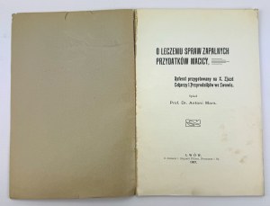 MARS Antoni - Sur le traitement des cas d'inflammation de l'utérus - Lvov 1907
