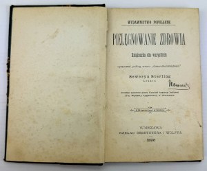 Šijacia dielňa STERLING - Pielęgnowanie zdrowia - Varšava 1896