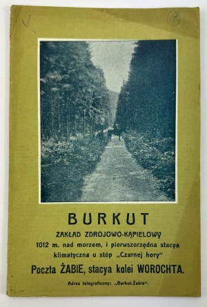 BURKUT - Station thermale et établissement de bains 1012 m. au bord de la mer - vers 1914