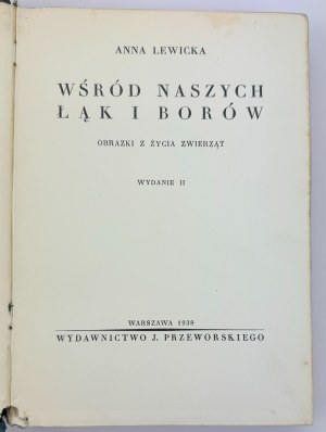 LEWICKA Anna - Wsród naszych łąk i bobrów - Varsavia 1938