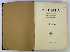 ZIEMIA - Dwutygodnik krajoznawczy ilustrowany - Warszawa 1929 [ročenka].