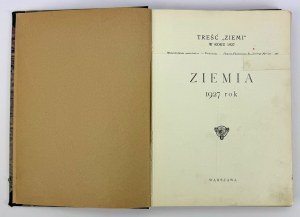 ZIEMIA - Dwutygodnik krajoznawczy ilustrowany - Varsavia 1927 [annuale].